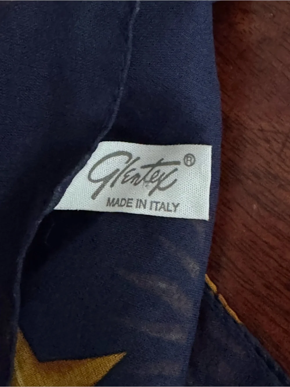 Glentex vintage Celestial oblong, rectangular scarf